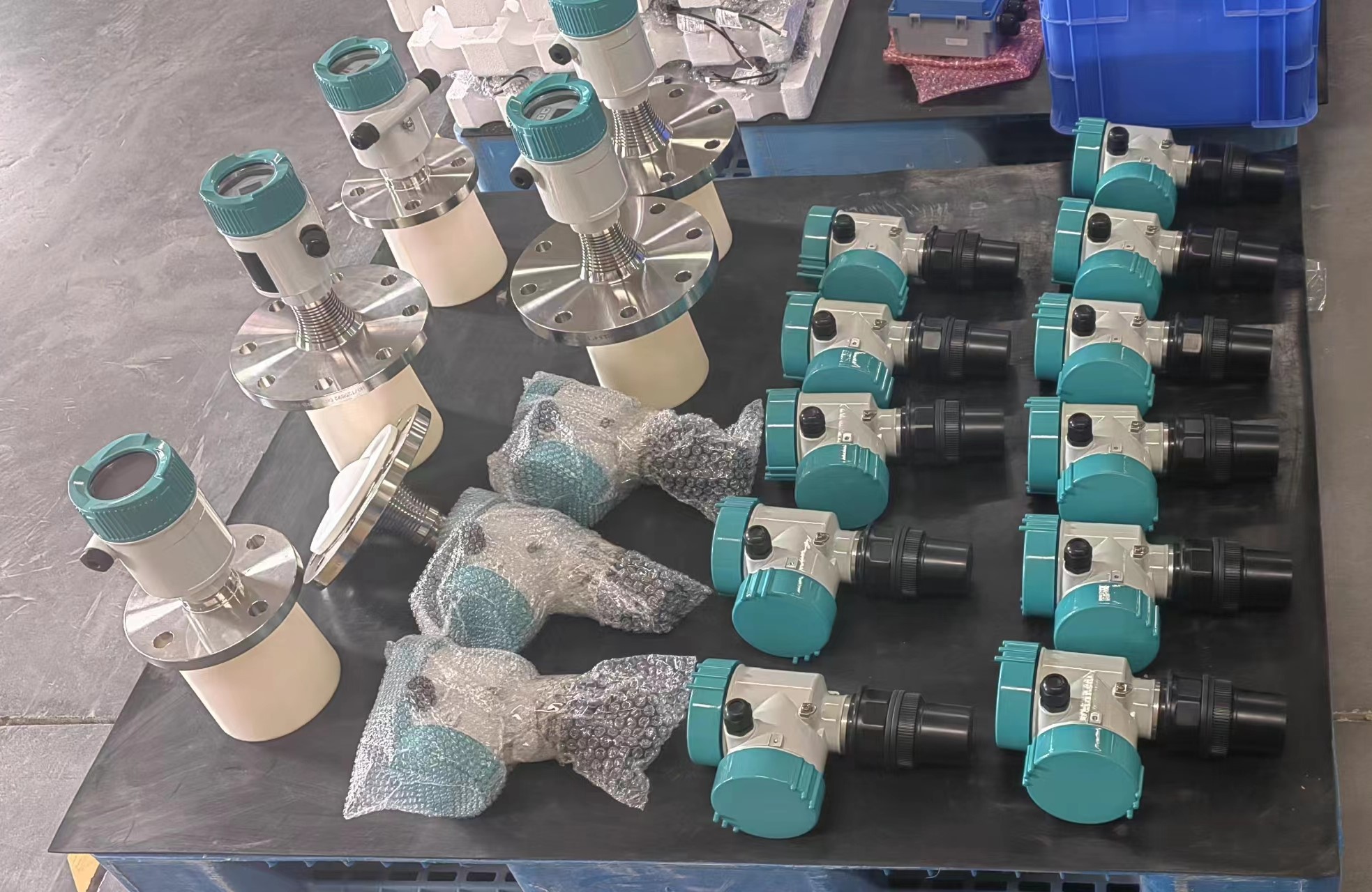 4-20mA Output Ultrasonic Fuel Level Sensor Meter Flange Connection Ultrasonic Level Meter