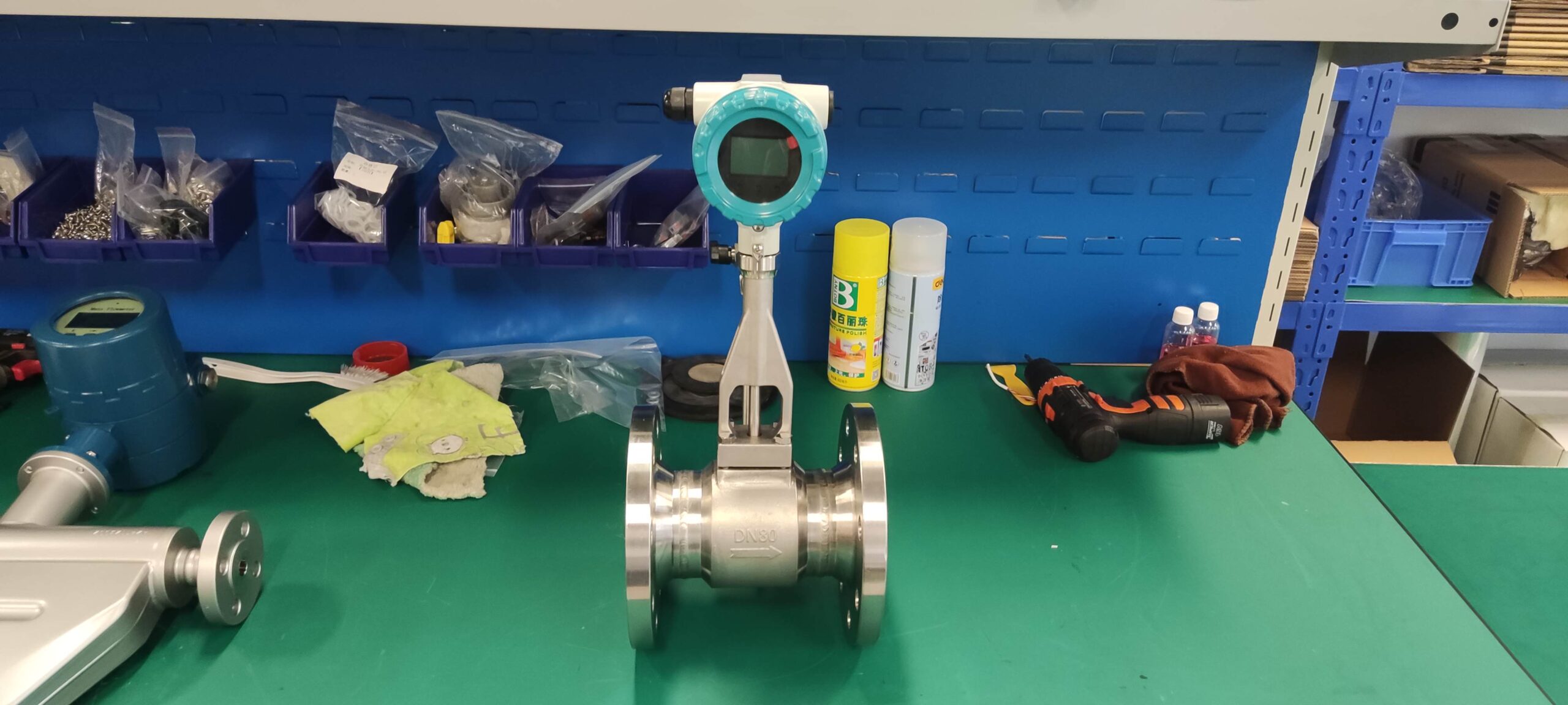 Explosion-Proof Flow Meter DN80 Stainless Steel 316 Saturated Steam Vortex Flowmeter Sensor