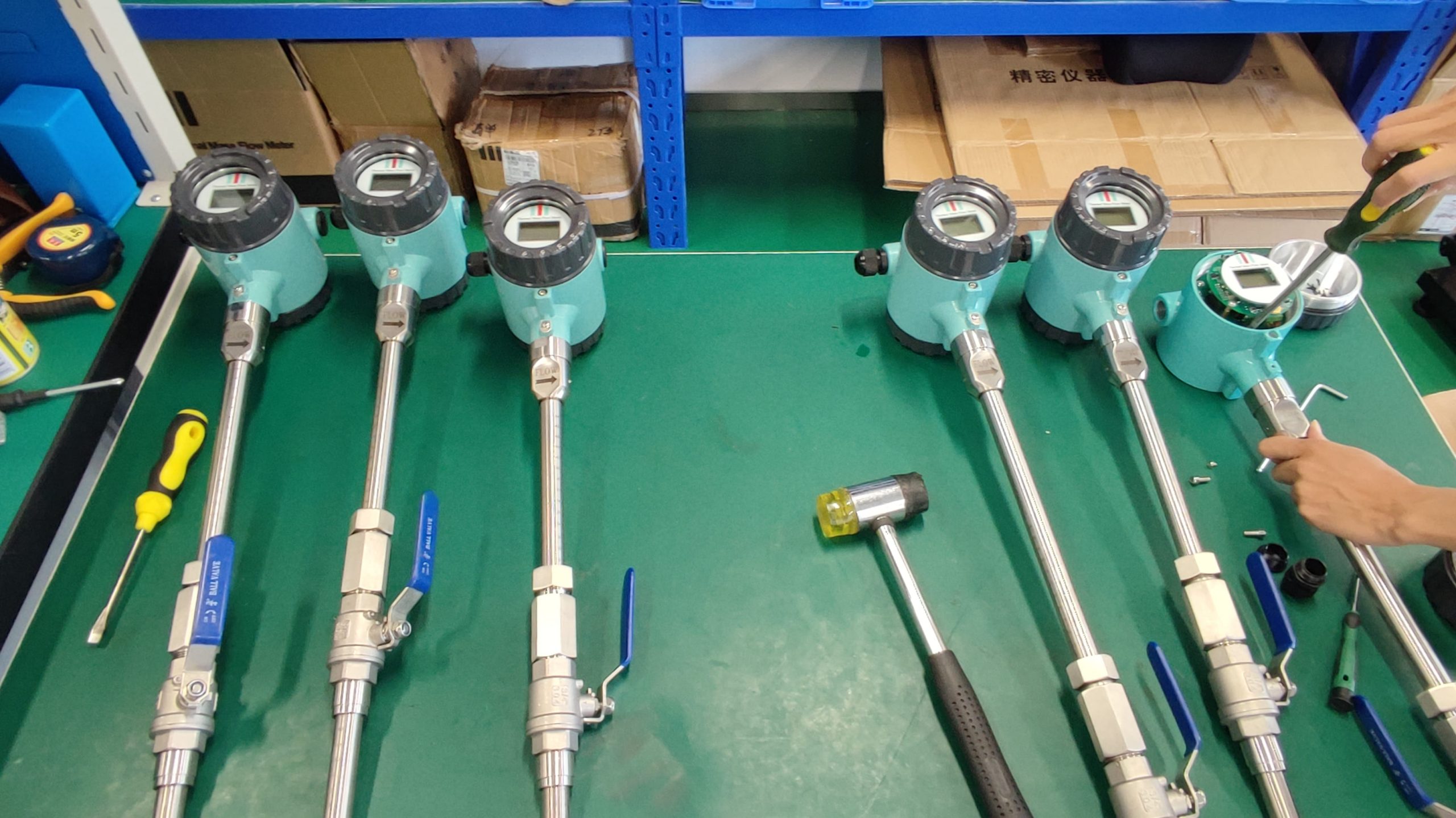 The application of thermal gas mass flow meter in various industries