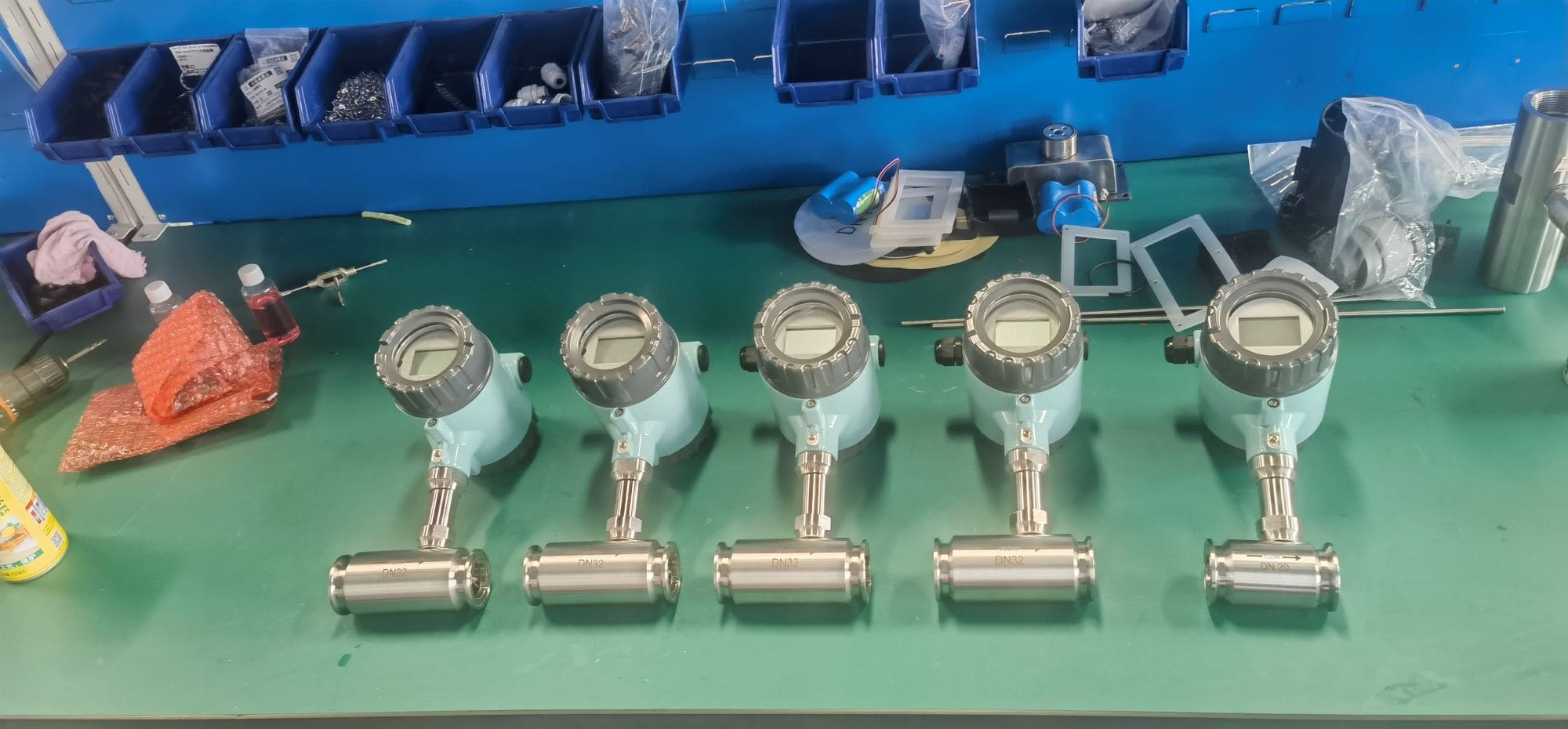 Turbine flow meter installation precautions