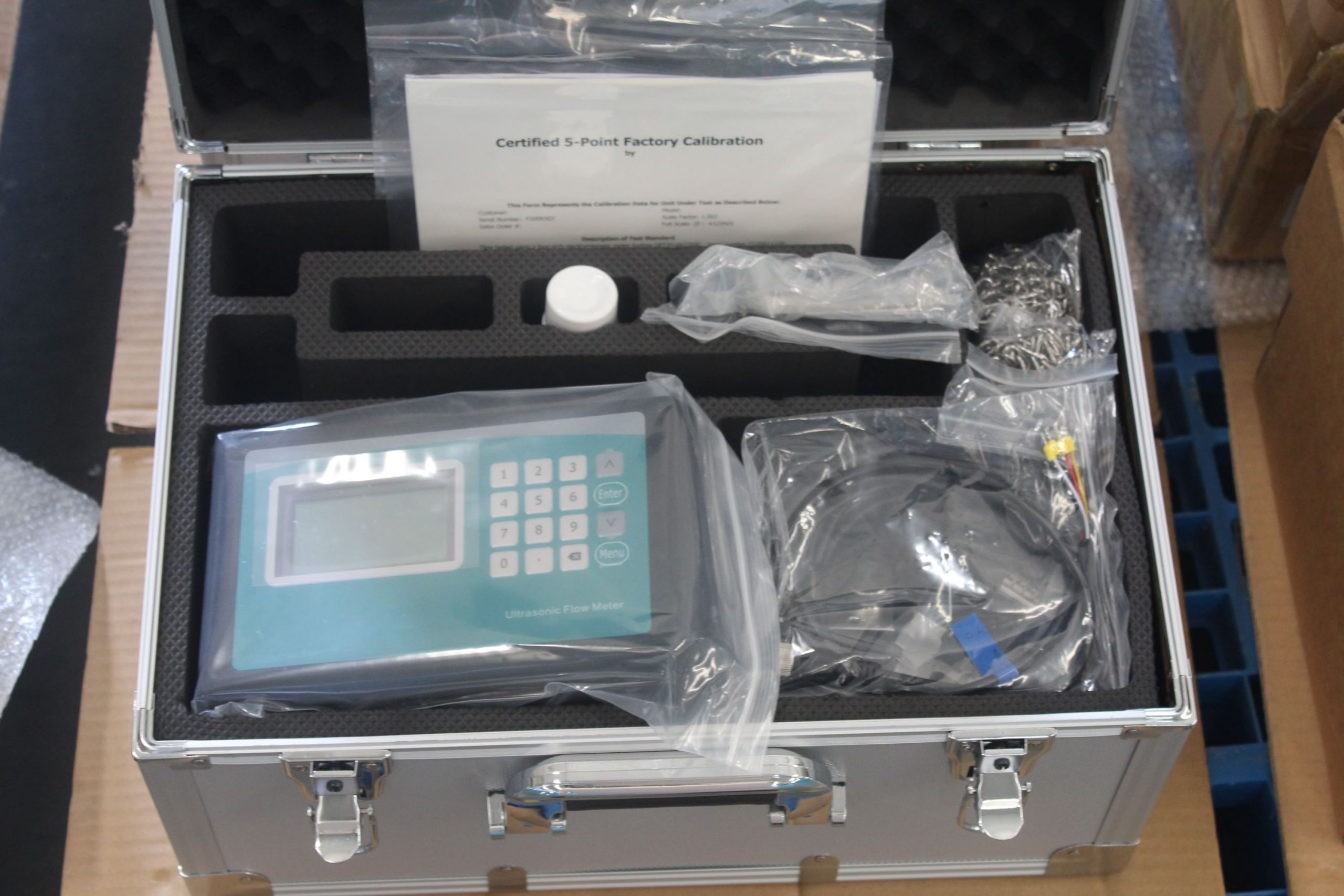 Different ultrasonic flowmeter selection points