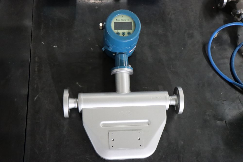 Precautions for installation of mass flowmeter